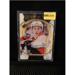 TRAVIS KONECNY 2016-17 SPX SHADOW BOX ROOKIES AUTOGRAPH & GAME WORN JERSEY 79/99