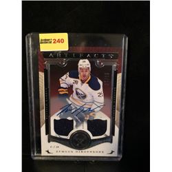 ZEMGUS GIRGENSONS 2015-16 ARTIFACTS AUTOGRAPH & DUAL JERSEY 07/25