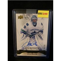 RYAN MILLER 2016 UD EXQUISITE COLLECTION AUTOGRAPH 49/99