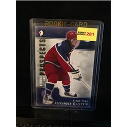 ALEXANDER OVECHKIN 2004 ITG HEROES & PROSPECTS ROOKIE CARD #117