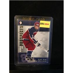 ALEXANDER OVECHKIN 2004 ITG HEROES & PROSPECTS ROOKIE CARD #116