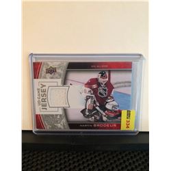 MARTIN BRODEUR 2013-14 UD GAME USED SERIES 1