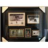 Image 1 : 20X24 FRAMED PHIL ESPOSITO AUTOGRAPHED JERSEY CARD AND ULTIMATE 2012/13 12TH EDITION CARD W/4X8 CUST