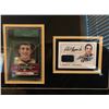 Image 2 : 20X24 FRAMED PHIL ESPOSITO AUTOGRAPHED JERSEY CARD AND ULTIMATE 2012/13 12TH EDITION CARD W/4X8 CUST