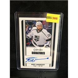 ANDY ANDREOFF 2016-17 OPC SIGNATURES