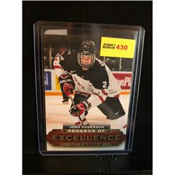 JOSH ANDERSON 2015-16 UD CANVAS PROGRAM OF EXCELLENCE SERIES 2