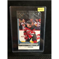 NICO HISCHIER 2017-18 OVERSIZED UD YOUNG GUNS SERIES 1