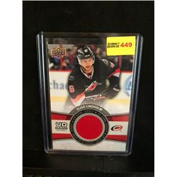 ELIAS LINDHOLM 2015-16 UD GAME USED JERSEY SERIES 1