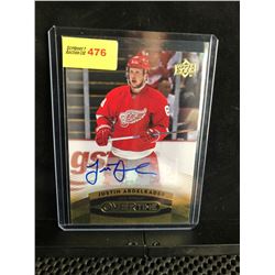 JUSTIN ABDELKADER 2015-16 UD OVERTIME AUTOGRAPH