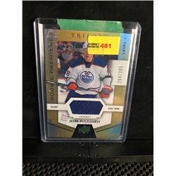 JESSE PULJUJARVI 2016-17 TRILOGY ROOKIE PREMIERES LEVEL 1 GAME USED 264/399