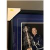 Image 2 : 16X20 FRAMED TML HOF 76 JOHNNY BOWER AUTOGRAPHED W/4X8 CUSTOM NAME PLATE