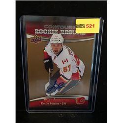 EMILE POIRIER 2015-16 UD CONTOURS ROOKIE RESUME AUTOGRAPH