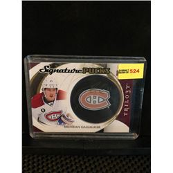 BRENDAN GALLAGHER 2015-16 TRILOGY SIGNATURE PUCKS