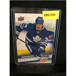 AUSTON MATTHEWS 2017 SCOTIABANK NHL 100 CENTENNIAL CLASSIC