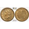 Image 3 : S.S. Central America Shipwreck 1851 $1 Liberty Head Gold Dollar Coin PCGS AU58
