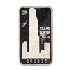 Image 1 : The First National Bank of Chicago Sears Tower 1 oz .999 Fine Silver Art Bar