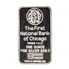 Image 2 : The First National Bank of Chicago Sears Tower 1 oz .999 Fine Silver Art Bar