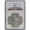 Image 1 : 1881-S $1 Morgan Silver Dollar Coin NGC MS65