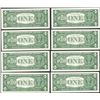 Image 2 : Lot of (8) Consecutive 1957B $1 Silver Certificate STAR Notes