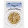 Image 1 : 1907 $20 Liberty Head Double Eagle Gold Coin PCGS MS62