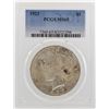 Image 1 : 1923 $1 Peace Silver Dollar Coin PCGS MS65