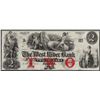 Image 1 : 1800's $2 West River Bank Vermont Obsolete Note