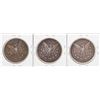 Image 2 : Lot of 1879-S, 1880-S & 1881 $1 Morgan Silver Dollar Coins