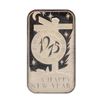 Image 1 : 1975 Happy New Year Madison Mint 1 oz .999 Fine Silver Art Bar