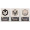 Image 2 : Set of 2006 $1 American Silver Eagle Coins NGC  MS69/PF69 Ultra Cameo Reverse Pr