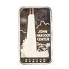 Image 1 : The First National Bank of Chicago John Hancock Center 1 oz .999 Fine Silver Art