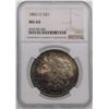 Image 1 : 1883-O $1 Morgan Silver Dollar Coin NGC MS64 AMAZING Toning