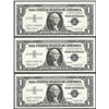 Image 1 : Lot of (3) Consecutive 1957B $1 Silver Certificate Notes