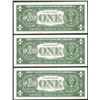 Image 2 : Lot of (3) Consecutive 1957B $1 Silver Certificate Notes