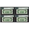 Image 2 : Lot of (4) Consecutive 1928G $2 Legal Tender Notes Fr.1508 PMG Gem Uncirculated