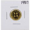 Image 2 : 1987 Singapore 1/10 Oz. Gold Coin Year of the Rabbit