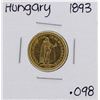 Image 1 : 1893KB Hungary 10 Korona Gold Coin