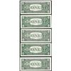 Image 2 : District Set of 1963B $1 Federal Reserve BARR Uncirculated Notes