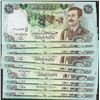 Image 1 : Lot of (10) Iraqi 25 Dinars Saddam Hussein Notes
