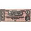 Image 1 : 1864 $10 Confederate States of America Note