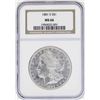 Image 1 : 1881-S $1 Morgan Silver Dollar Coin NGC MS66