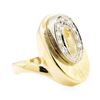 Image 1 : 14KT Yellow Gold 0.30 ctw Diamond Ring