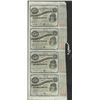 Image 1 : Uncut Sheet of (4) State of Louisiana Baby Bond Obsolete Notes