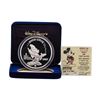 Image 2 : 1987 Rarities Mint Walt Disney Mickey's Magic 5 oz .999 Silver Coin w/Box & COA