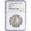 Image 1 : 1925 Norse American Centennial Silver Medal Thick NGC MS62