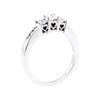 Image 4 : 14KT White Gold 0.50 ctw Diamond Ring