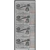 Image 1 : Uncut Sheet of (4) State of Louisiana Baby Bond Obsolete Notes