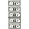 Image 1 : Lot of (5) 1957B $1 Silver Certificate Notes