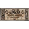 Image 1 : 1800's $50 New Orleans Canal Bank Obsolete Note