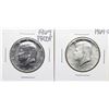 Image 1 : Lot of 1964 & 1964-D Kennedy Half Dollar Coins