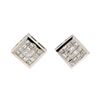 Image 1 : 14KT White Gold 1.20 ctw Diamond Earrings